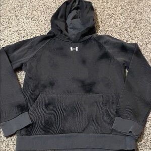 Under Armour Charcoal Gray Hoodie boys youth large